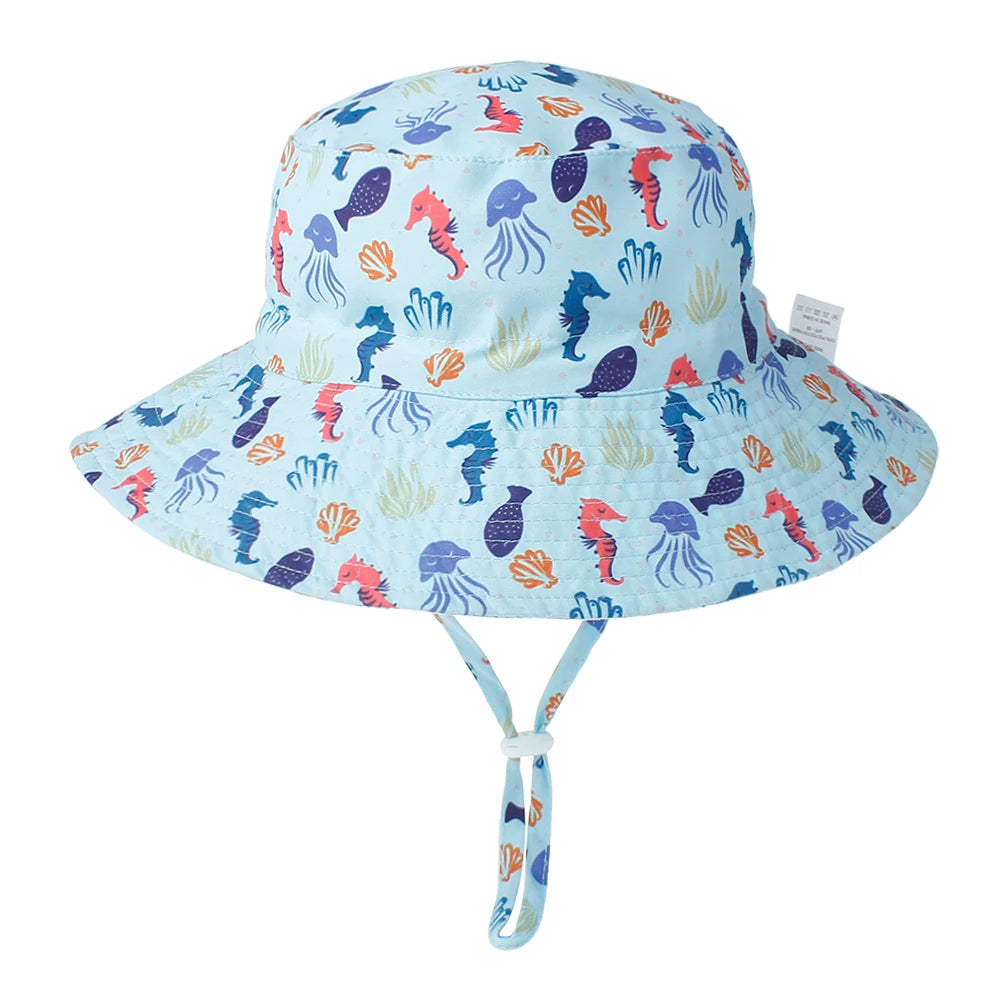 Baby Sun Hat For Girls and Boys Outdoor Cap 0-8 Years