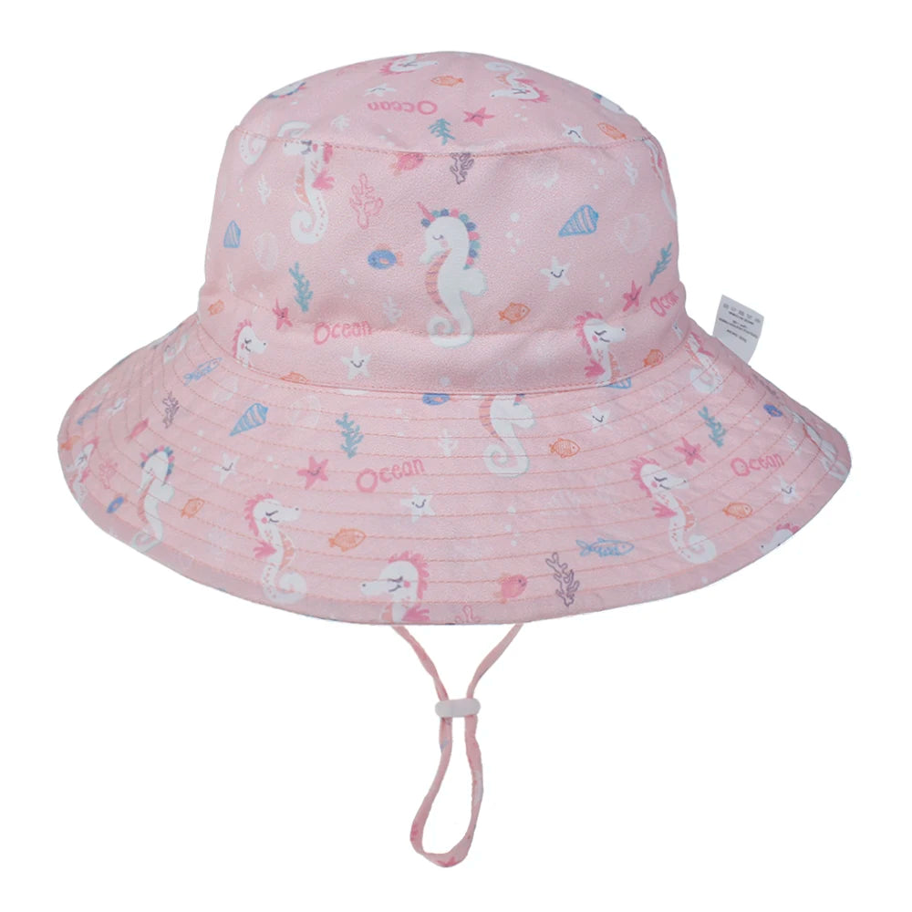 Baby Sun Hat For Girls and Boys Outdoor Cap 0-8 Years