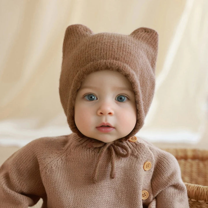 Baby Hats Autumn/Winter Baby Boys Girls Knitted Protection