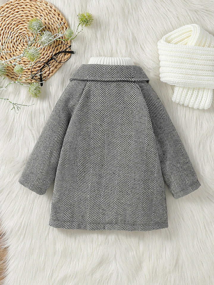 Baby Boys 1-3Y Fall/Winter Long Sleeve Plush Warm  Jacket