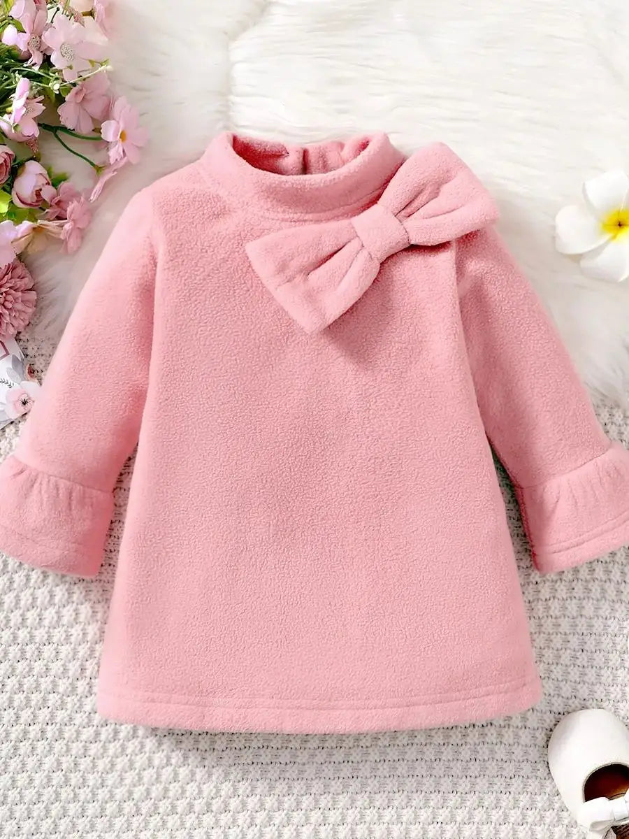 Baby winter simple fashion refreshing and comfortable dress