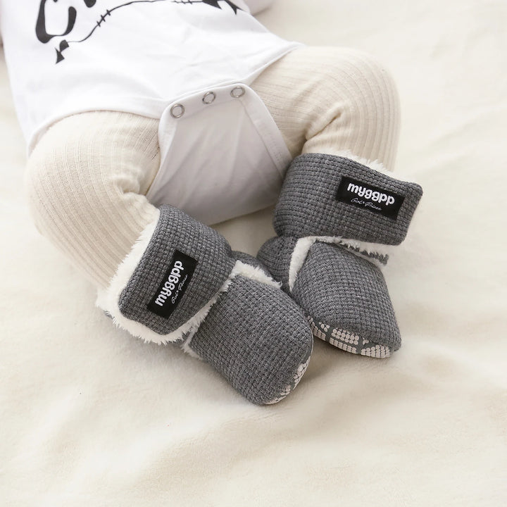 Newborn Infant Baby Girls Boys Warm Fleece Winter Booties