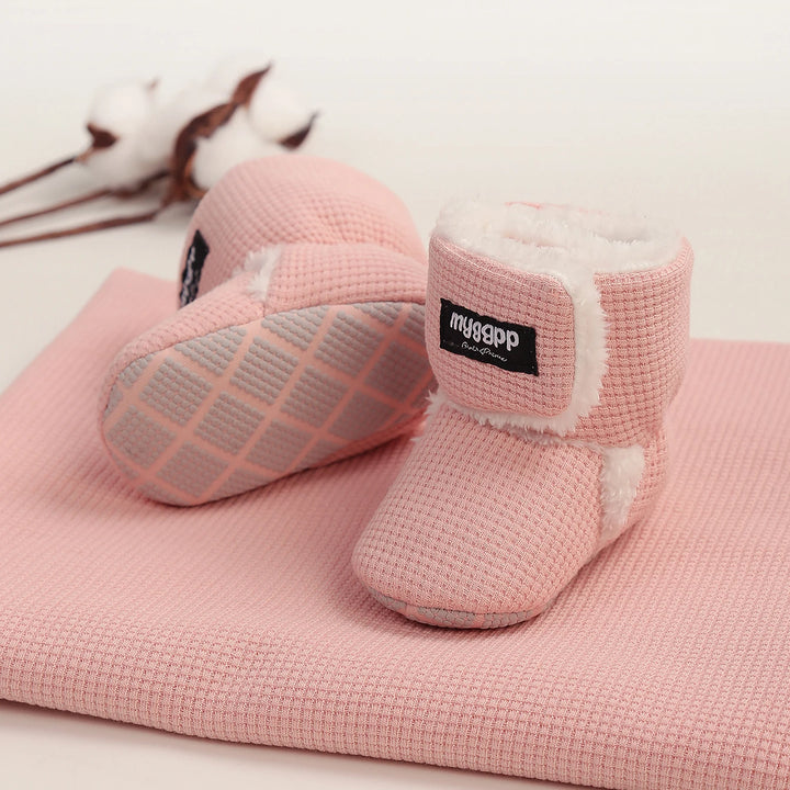 Newborn Infant Baby Girls Boys Warm Fleece Winter Booties