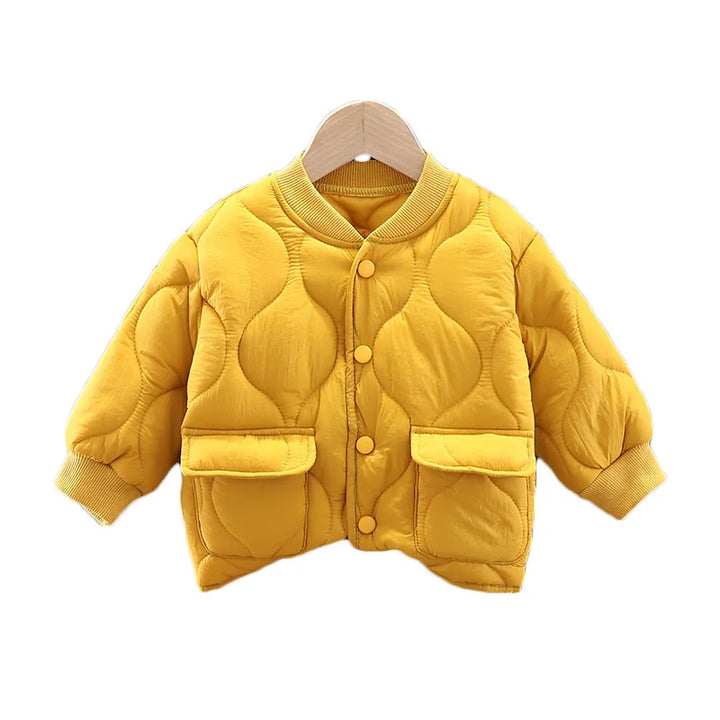 Baby Boys Jacket Winter Childrens Clothing 0-4 Year Old Cotton Quilted Jacket