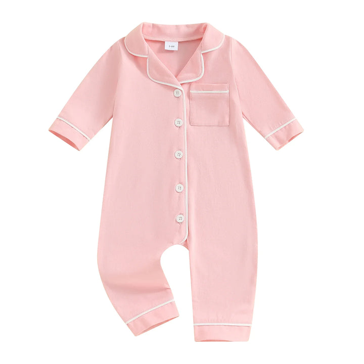 Baby Boys & Girls Rompers Pajamas Patchwork Nightwear