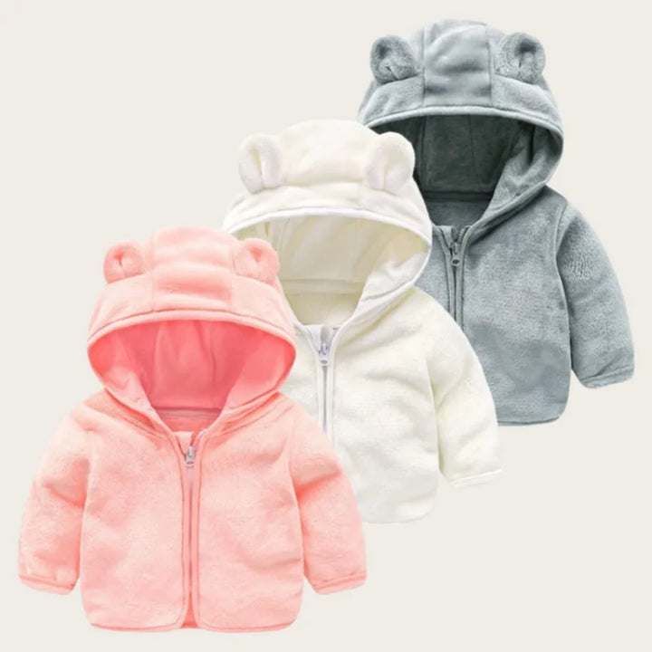 Winter Cute Baby Girls With Fleece Jackets 9-48 Month