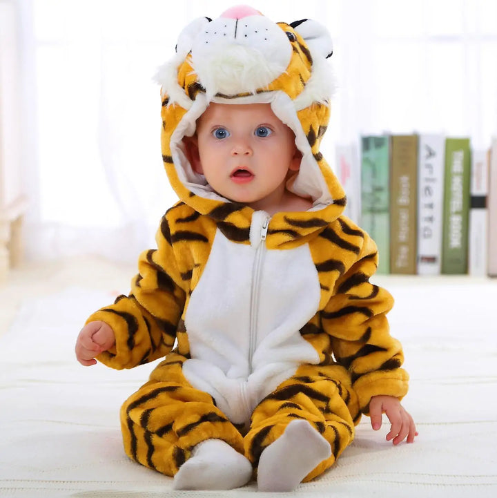 Baby Rompers Pajamas Winter Hooded Blanket Sleepers Toddler Infant Clothes Overall Bodysuits Jumpsuit Costumes For Kids Bebe