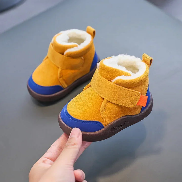 Winter Baby Shoes Boys Girls Warm Plush Toddler Snow Boots 0-5 Years