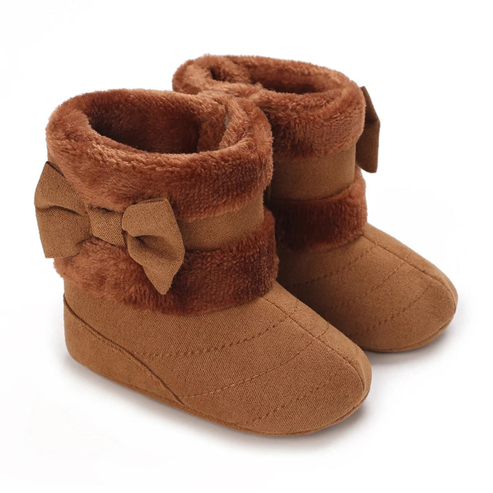 Cute Bowknot Comfortable Boots For Baby Girls