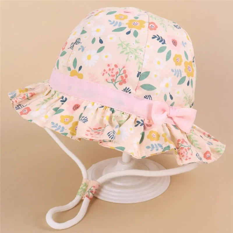 New Panama Summer Baby Girls Hat Beach Sun Fisherman Cap Outdoor