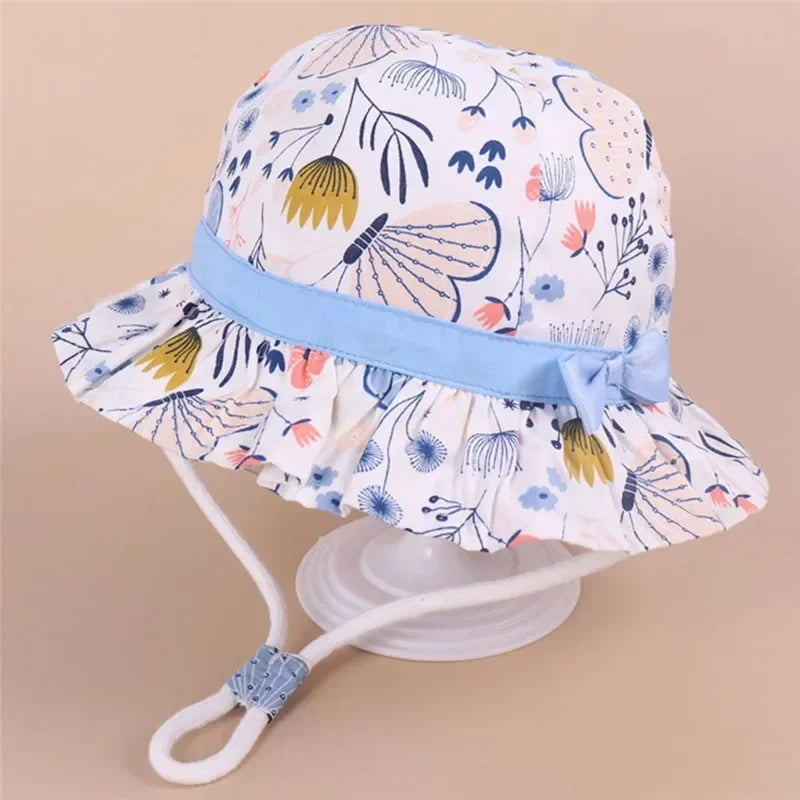 New Panama Summer Baby Girls Hat Beach Sun Fisherman Cap Outdoor