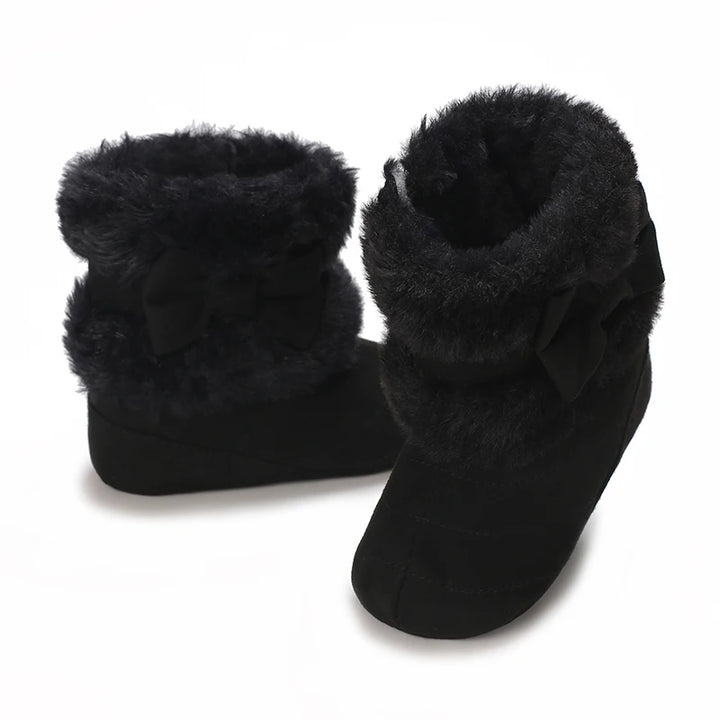 Cute Bowknot Comfortable Boots For Baby Girls