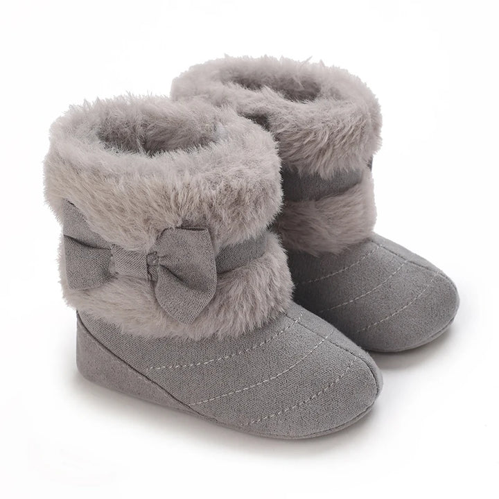 Cute Bowknot Comfortable Boots For Baby Girls