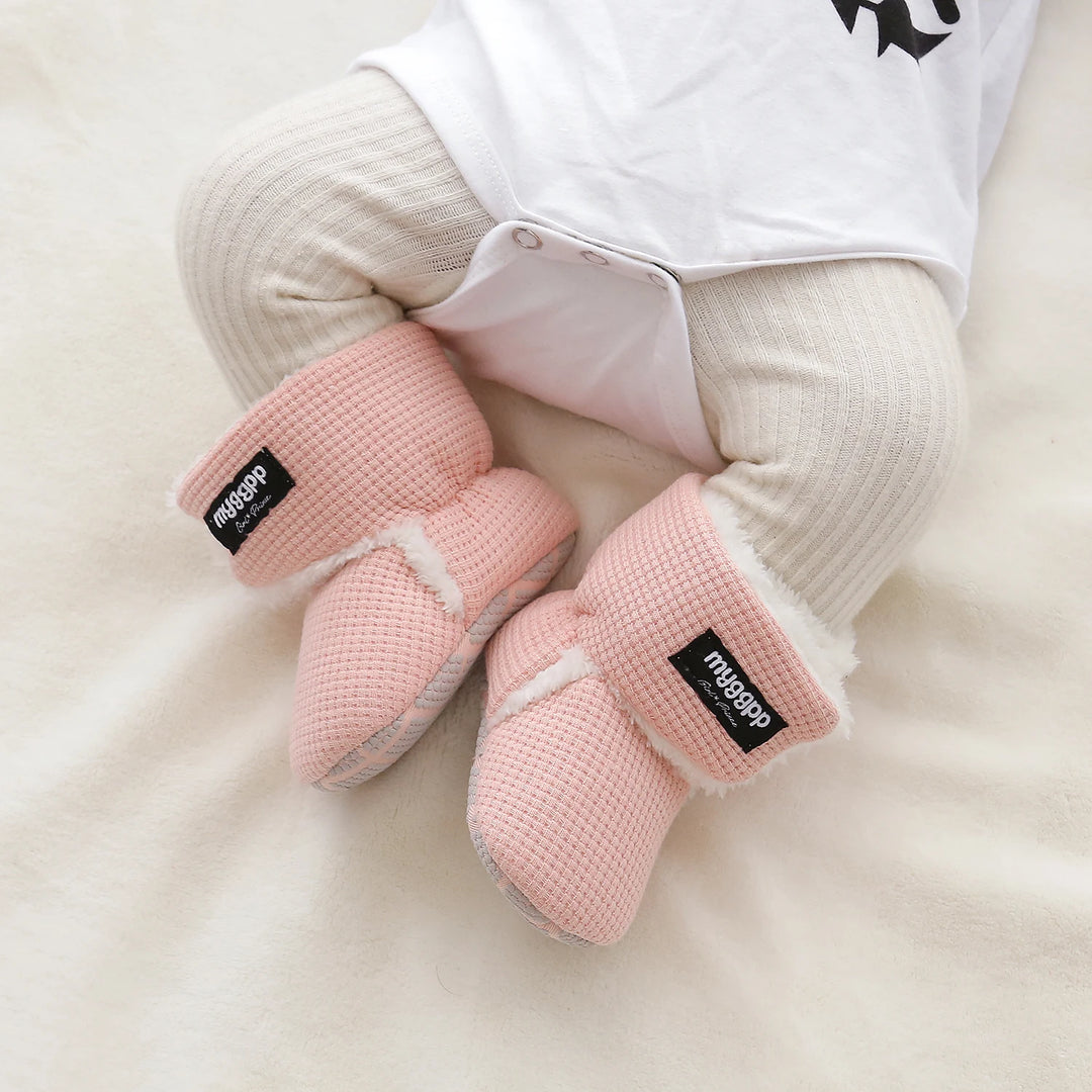 Newborn Infant Baby Girls Boys Warm Fleece Winter Booties