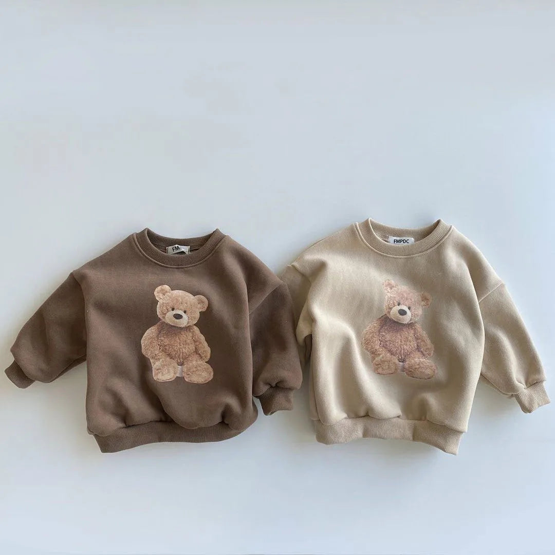 Baby Clothes Kids Cartoon Costume Tee Tops Shirts for Girl Boy Autumn Winter Warm Baby Hoodis Toddler Sweatsuit Clothing