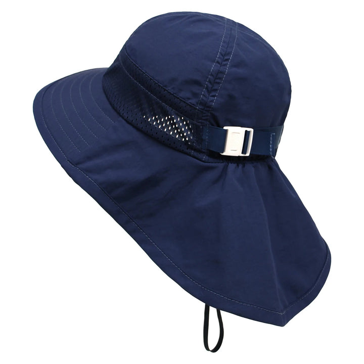 Neck Kids Bucket Hats for Girls Boys Adjustable 6M-6Y