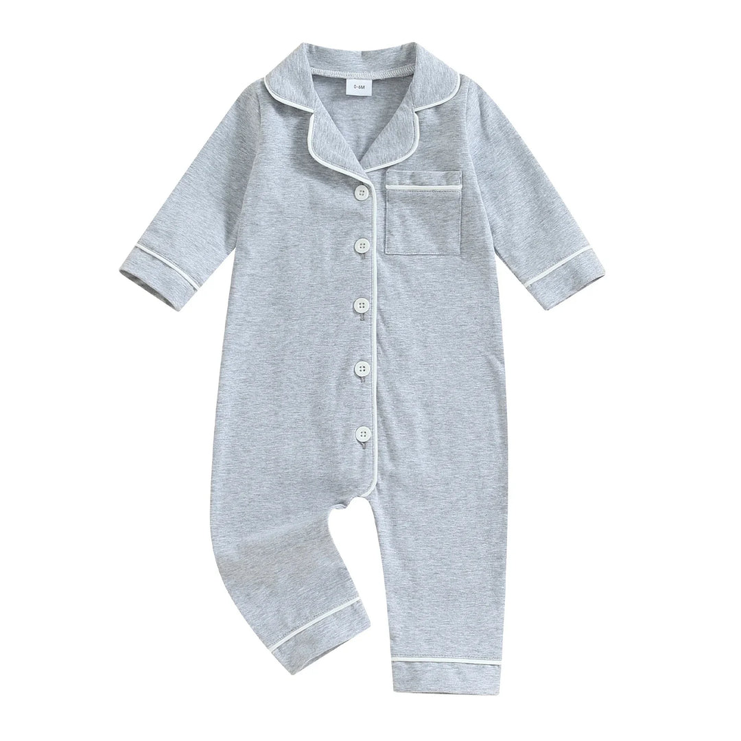 Baby Boys & Girls Rompers Pajamas Patchwork Nightwear