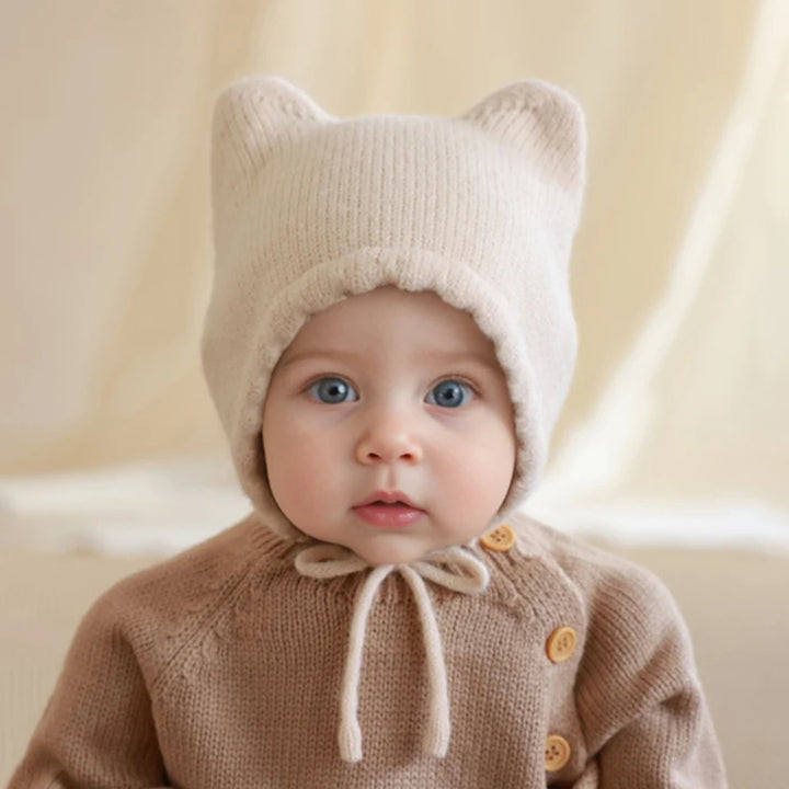 Baby Hats Autumn/Winter Baby Boys Girls Knitted Protection