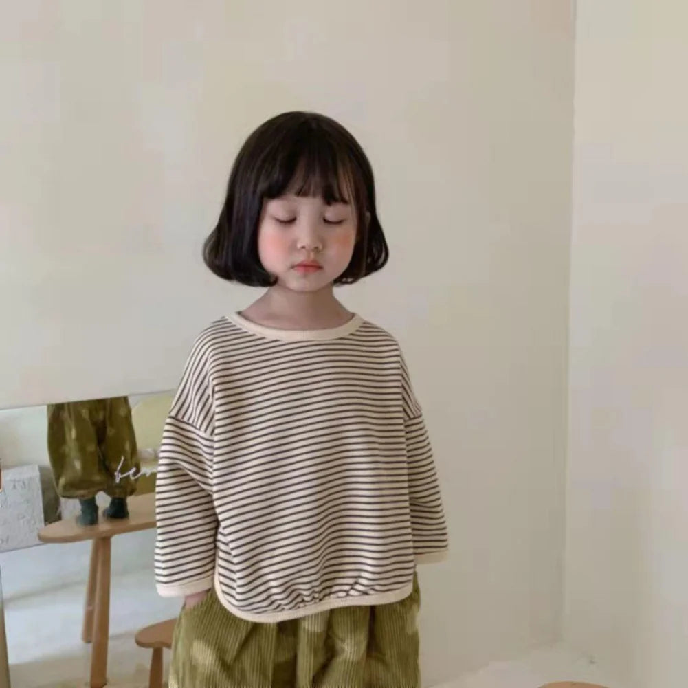 Long Sleeve Top Autumn Spring Tee Kids