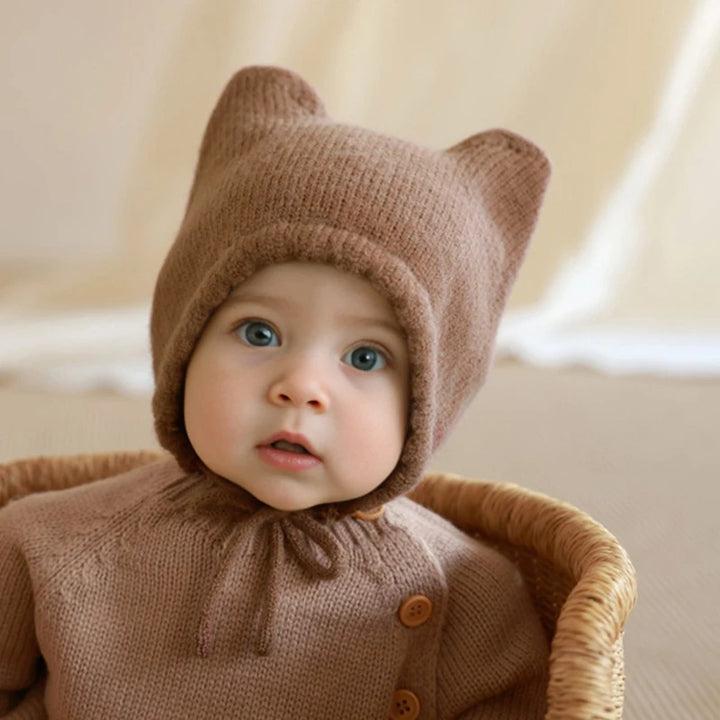 Baby Hats Autumn/Winter Baby Boys Girls Knitted Protection