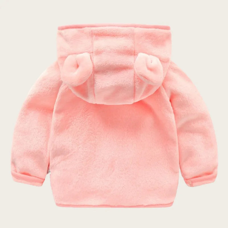 Winter Cute Baby Girls With Fleece Jackets 9-48 Month