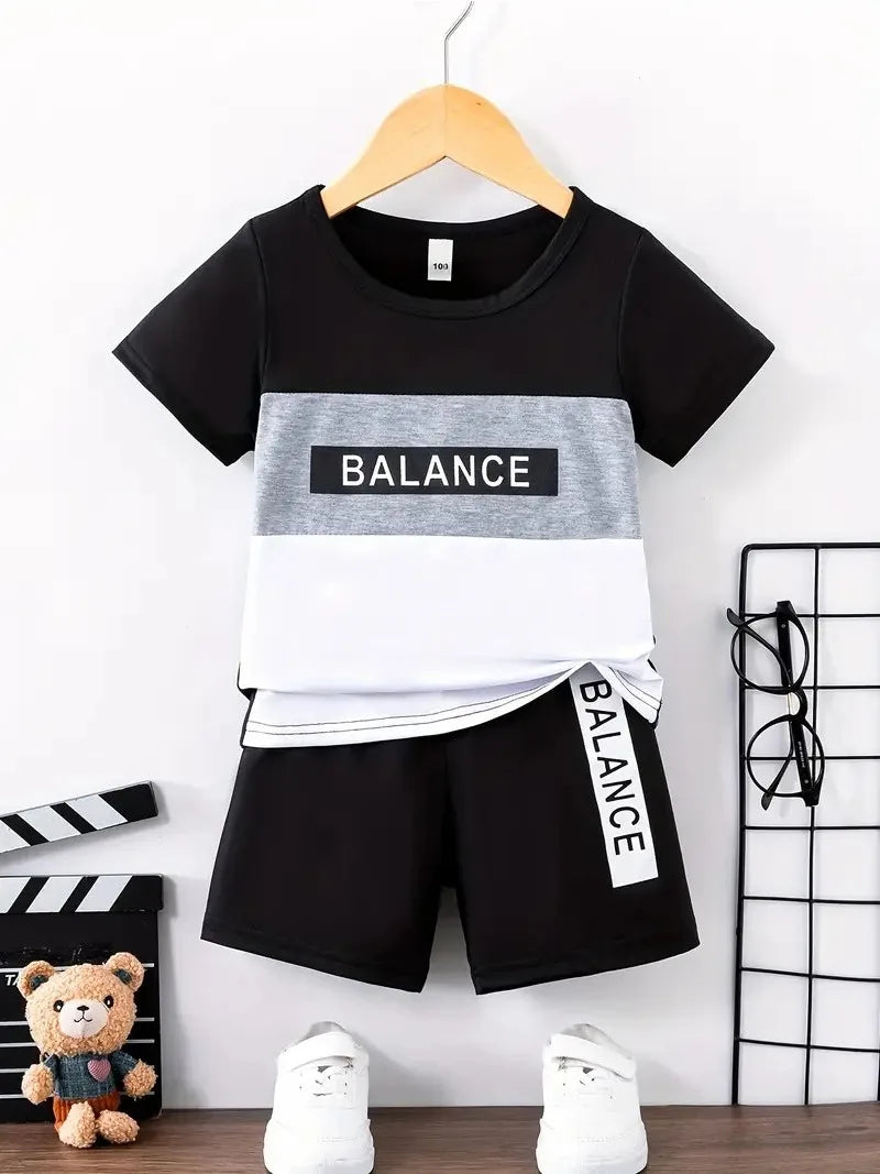 Boys Casual BALANCE T-shirt & Shorts Set