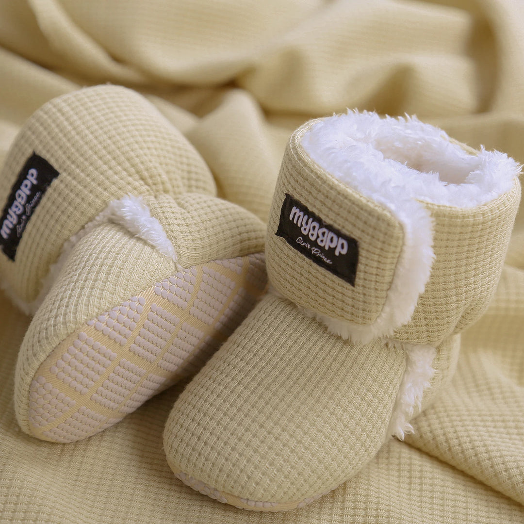 Newborn Infant Baby Girls Boys Warm Fleece Winter Booties