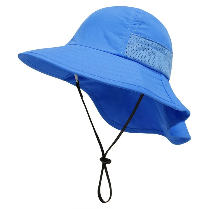 Neck Kids Bucket Hats for Girls Boys Adjustable 6M-6Y