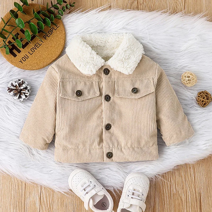 0-3 Years old Casual Fashion Winter Cotton Coat Long Sleeve