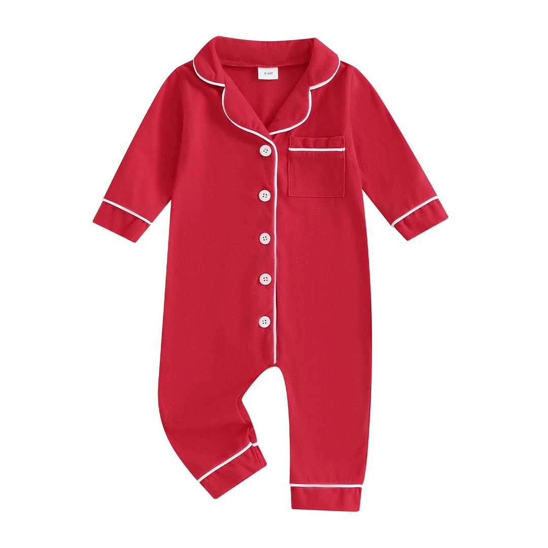 Baby Boys & Girls Rompers Pajamas Patchwork Nightwear